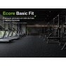 Piso para Gimnasio Ecore Basic Fit en Rollo de Hule Reciclado Hecho en USA – Distribuidor México