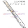 Rampa de aluminio para motocross dirtbike DB-7606