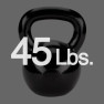 Mancuerna Rusa / Kettlebell de acero - Body Solid KB 45 Lbs.