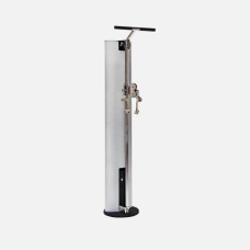 Máquina de Poleas Ajustable NOHRD SlimBeam Stainless Steel (Acabado Acero) – Pila de 75 kg, Hecha en Alemania