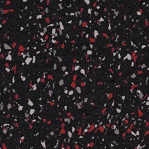 Color Cardinals ES104 del piso de caucho para gimnasio Ecore Performance Motivate Plus 10.5 mm