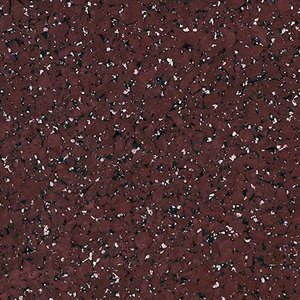 Color Maroon ES510 del piso de caucho para gimnasio Ecore Performance Motivate Plus 10.5 mm